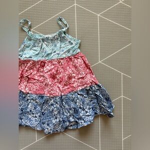 Between|Baby girl/toddler Colorful BOHI Tiered SUMMER Sundress,ditsy florals•3T